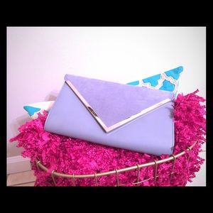 Light blue Aldo Envelope Clutch